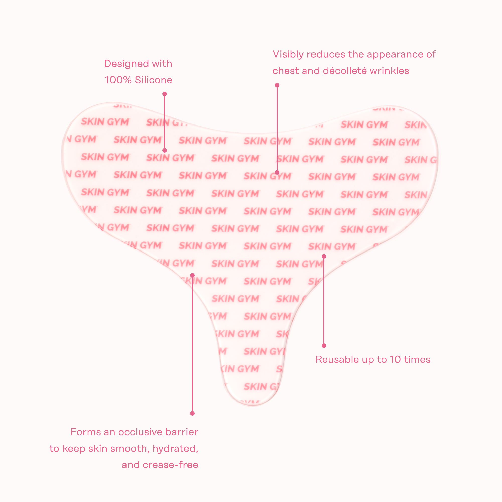 Reusable Décolleté Chest Wrinkle Patch® - Skin Gym