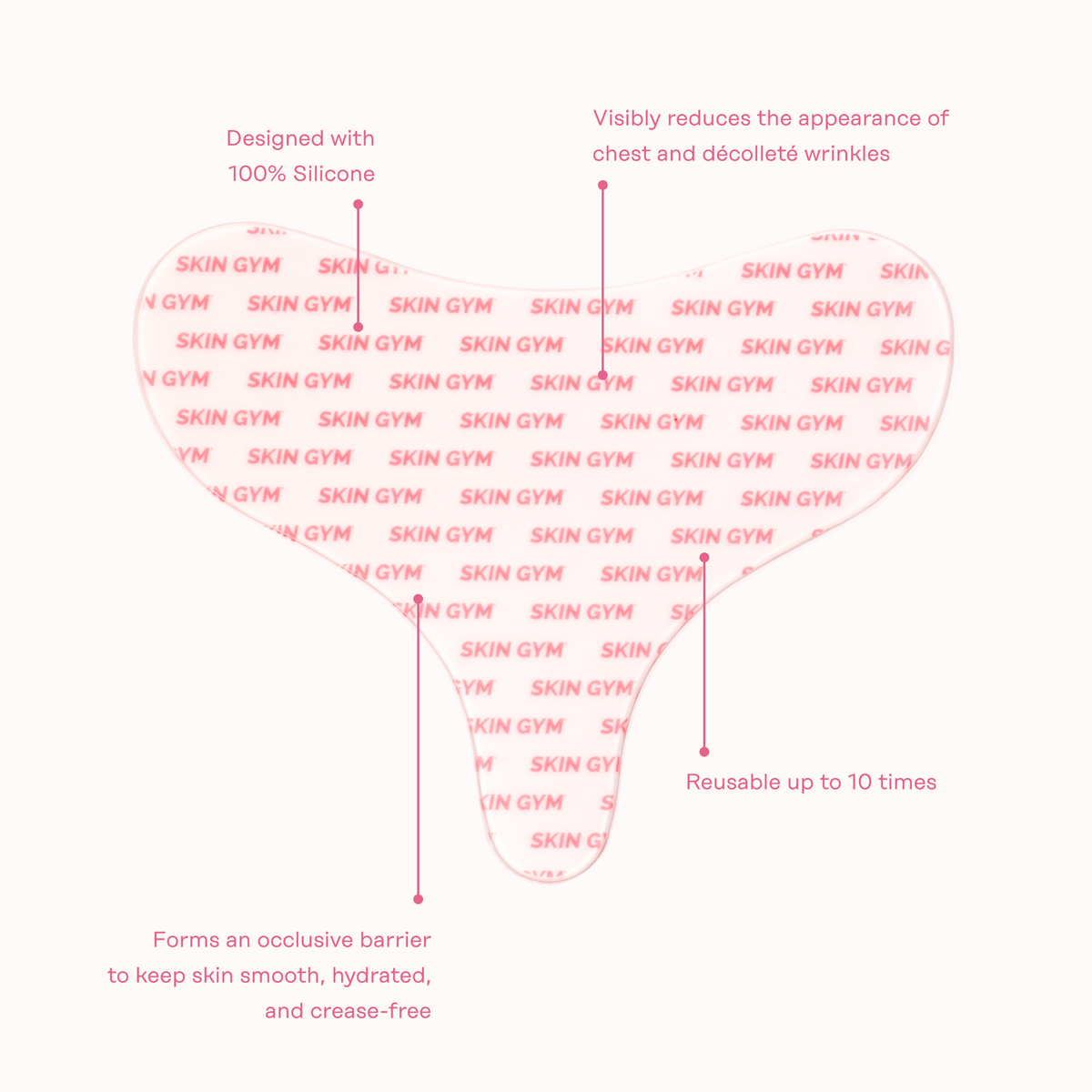 Reusable Décolleté Chest Wrinkle Patch® - Skin Gym