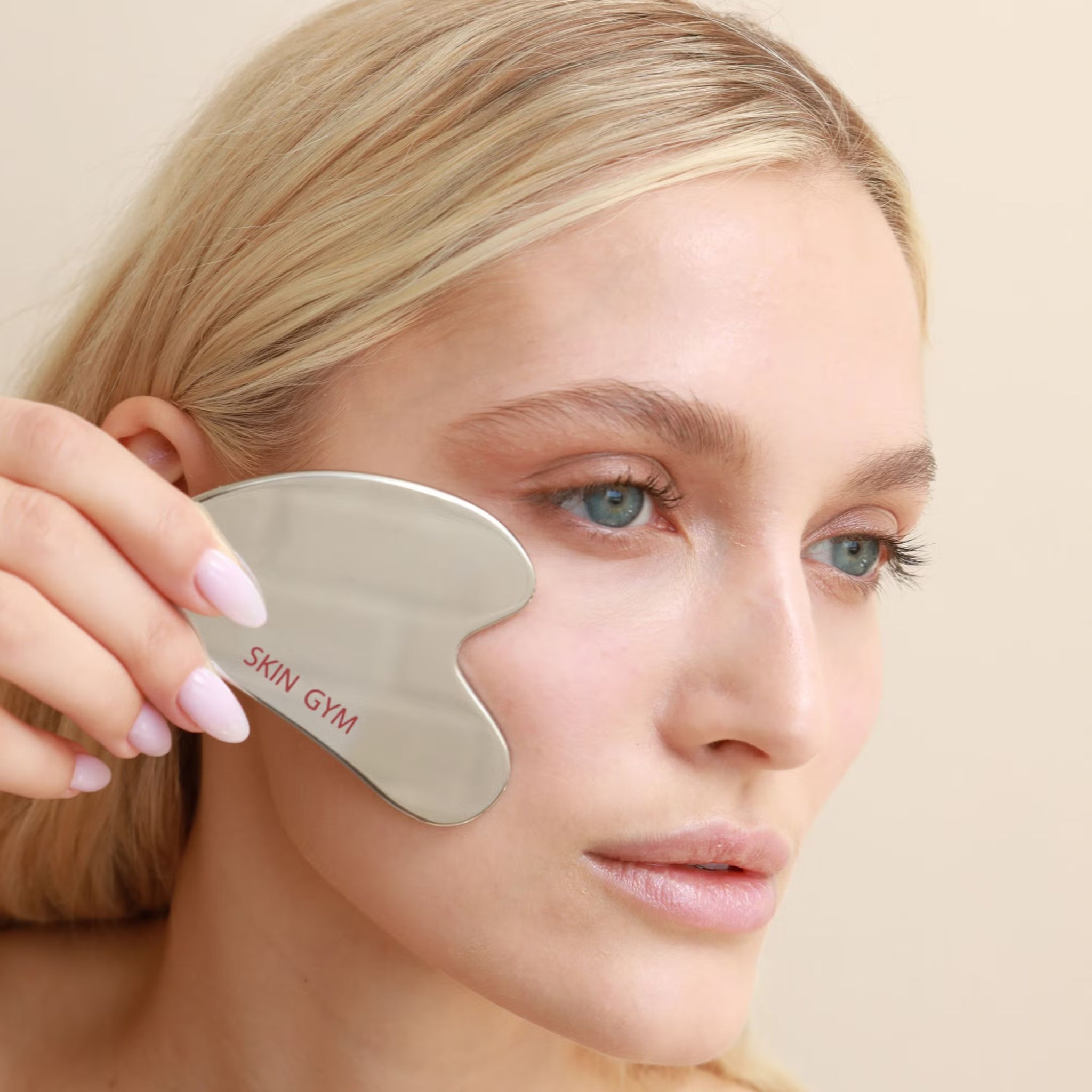 Cryo Stainless Steel Sculpty Heart Gua Sha Tool
