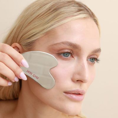 Cryo Stainless Steel Sculpty Heart Gua Sha Tool - Skin Gym