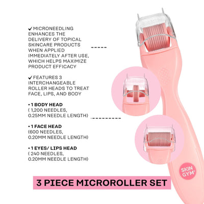3-Piece MicroRoller Set - Skin Gym