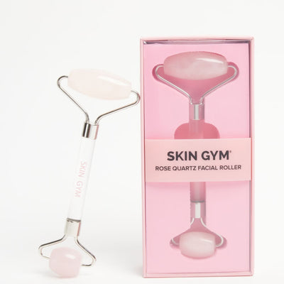 Rose Quartz Crystal Facial Roller - Skin Gym