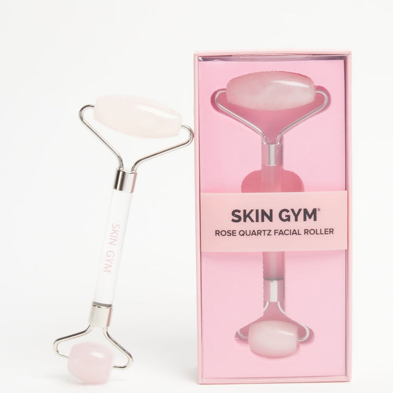 Rose Quartz Crystal Facial Roller - Skin Gym