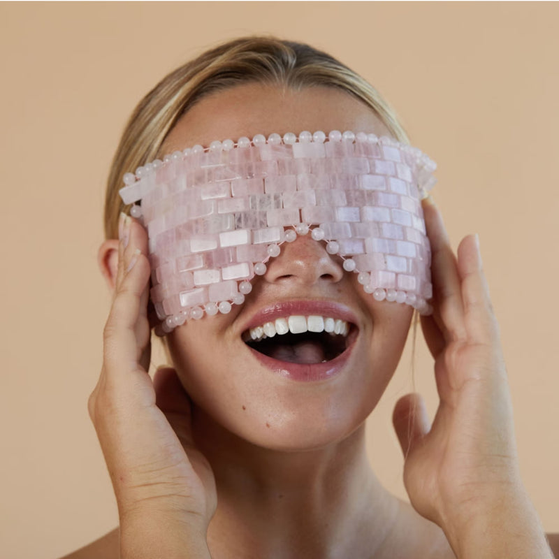 Rose Quartz Crystal Eye Mask - Skin Gym