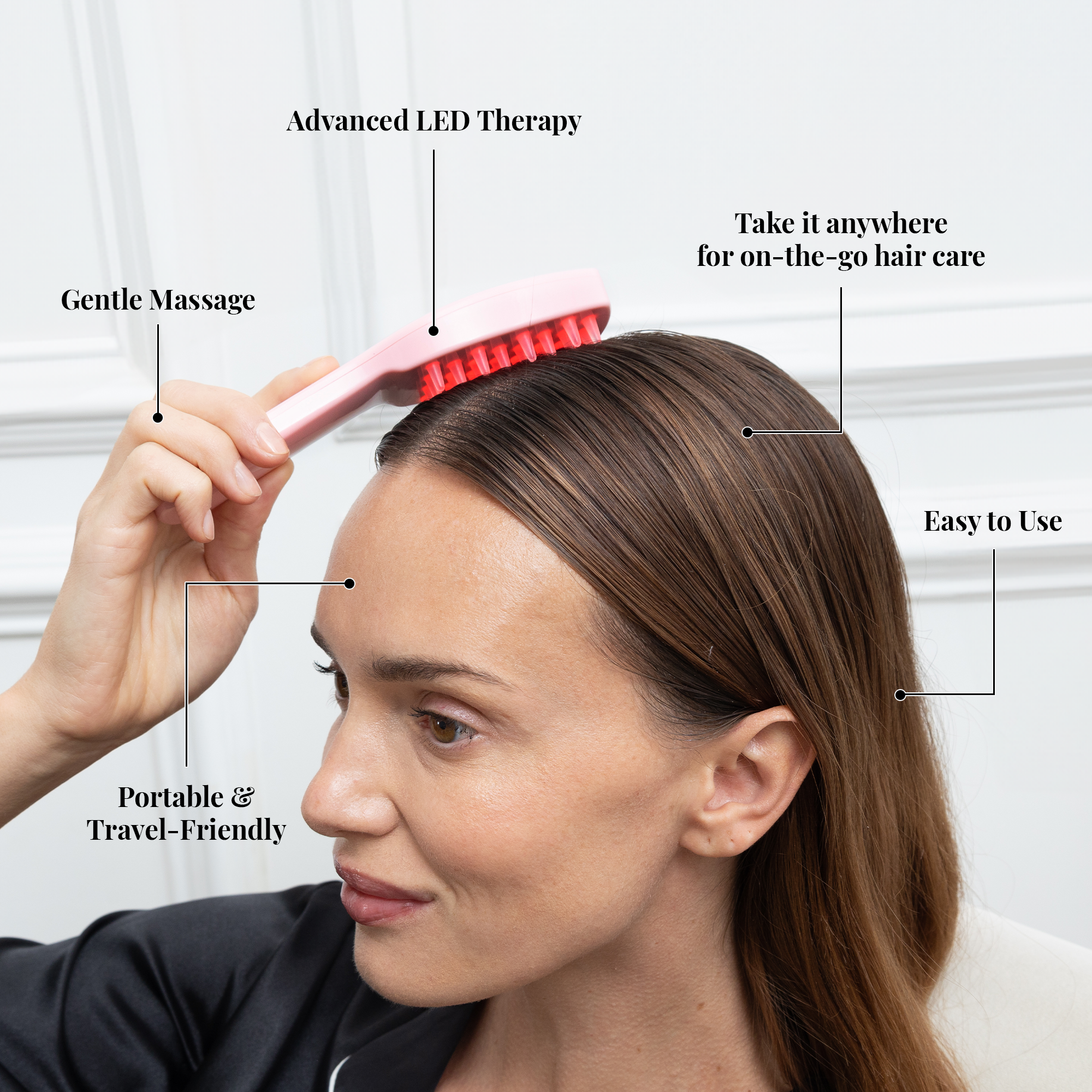 LED Hair Brush