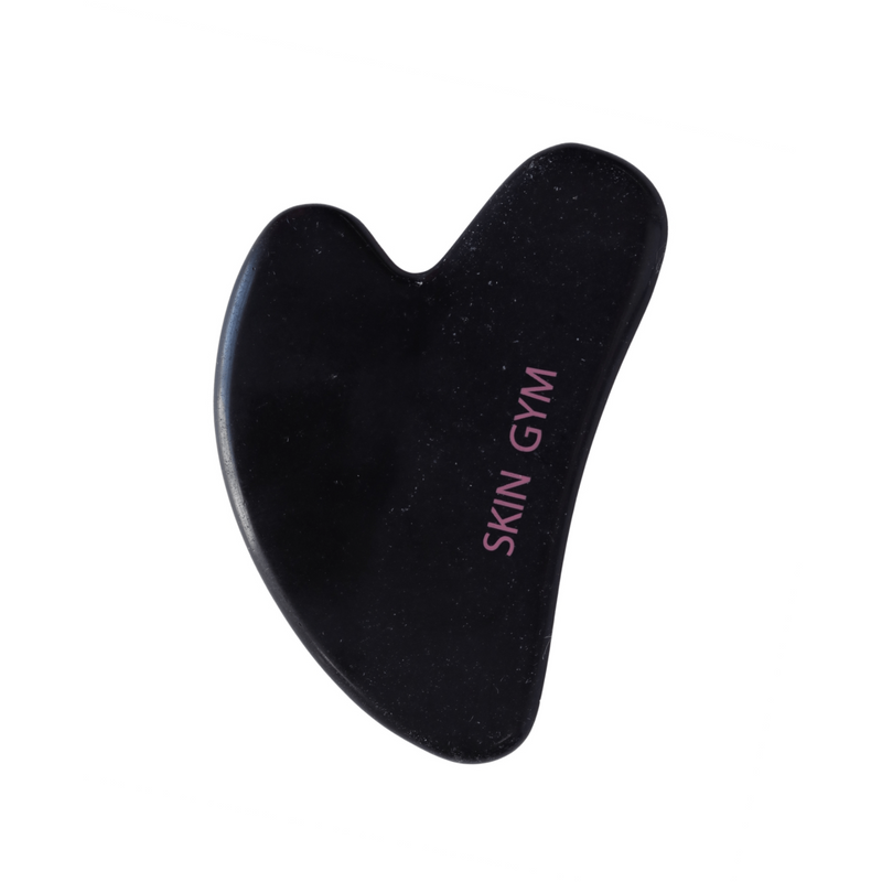 Black Obsidian Gua Sha Facial Tool Skin Gym