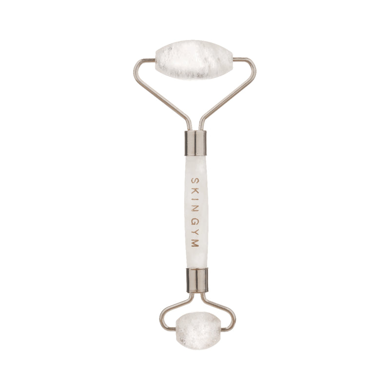 Clear Quartz Crystal Facial Roller - Skin Gym