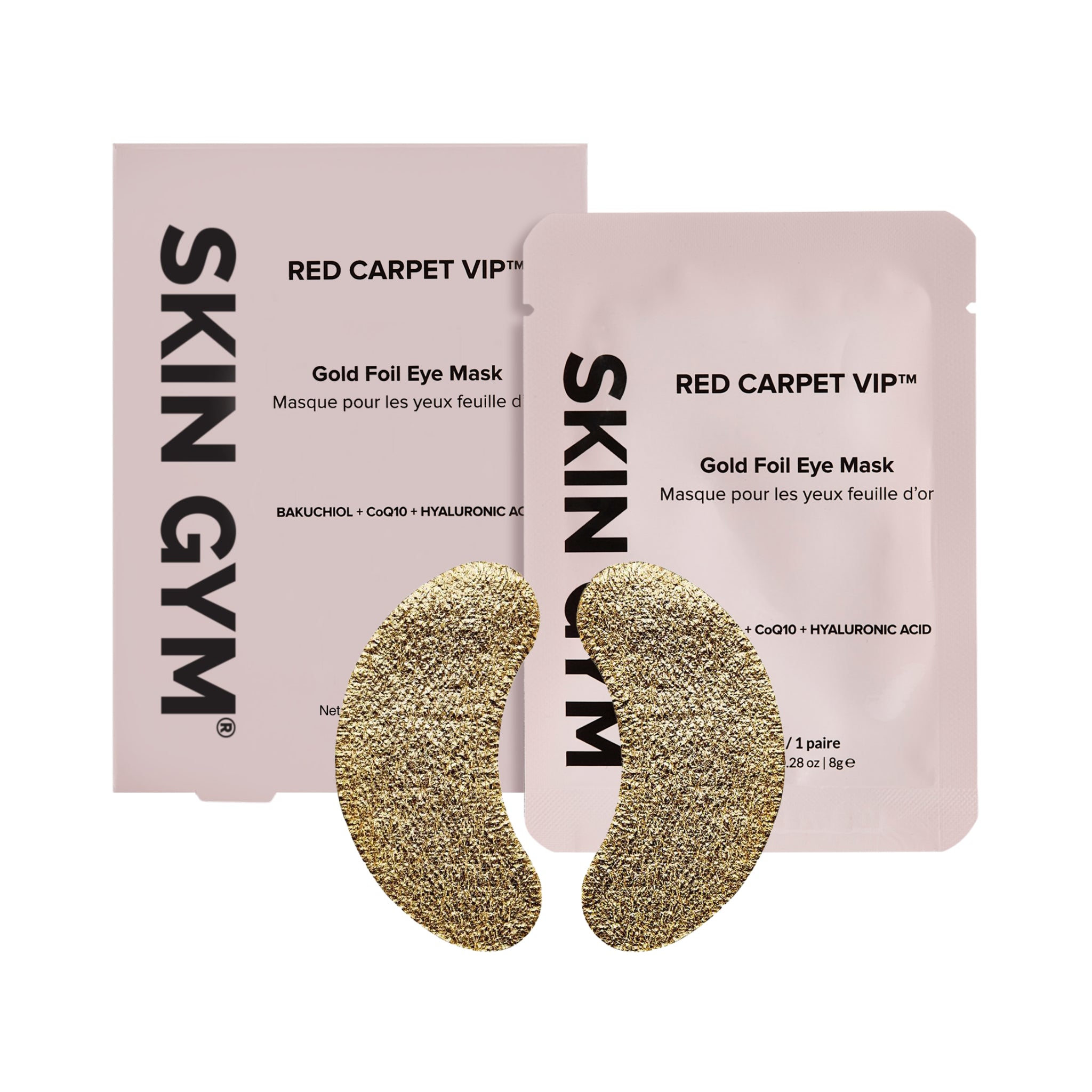Gold Foil Eye Mask - 5 Pack