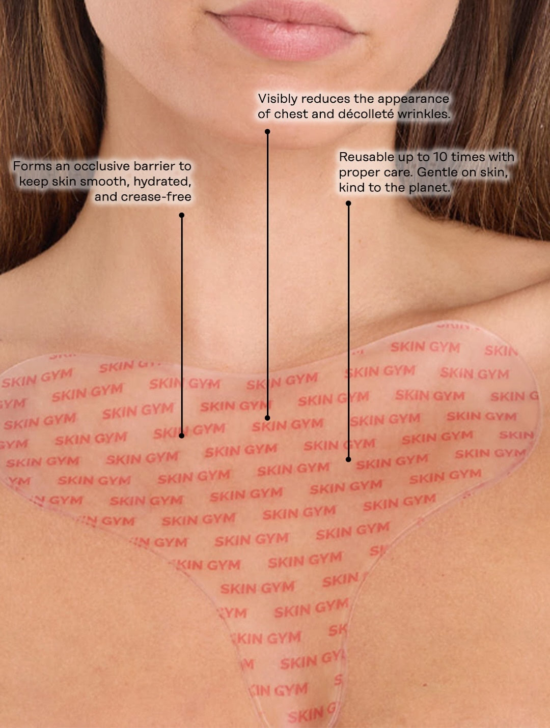 Reusable Décolleté Chest Wrinkle Patch® Preview