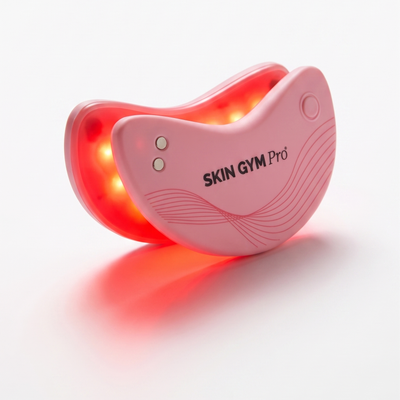 Skin Gym LED Eye Patches with hydrocolloid adhesive backing and USB charging cable