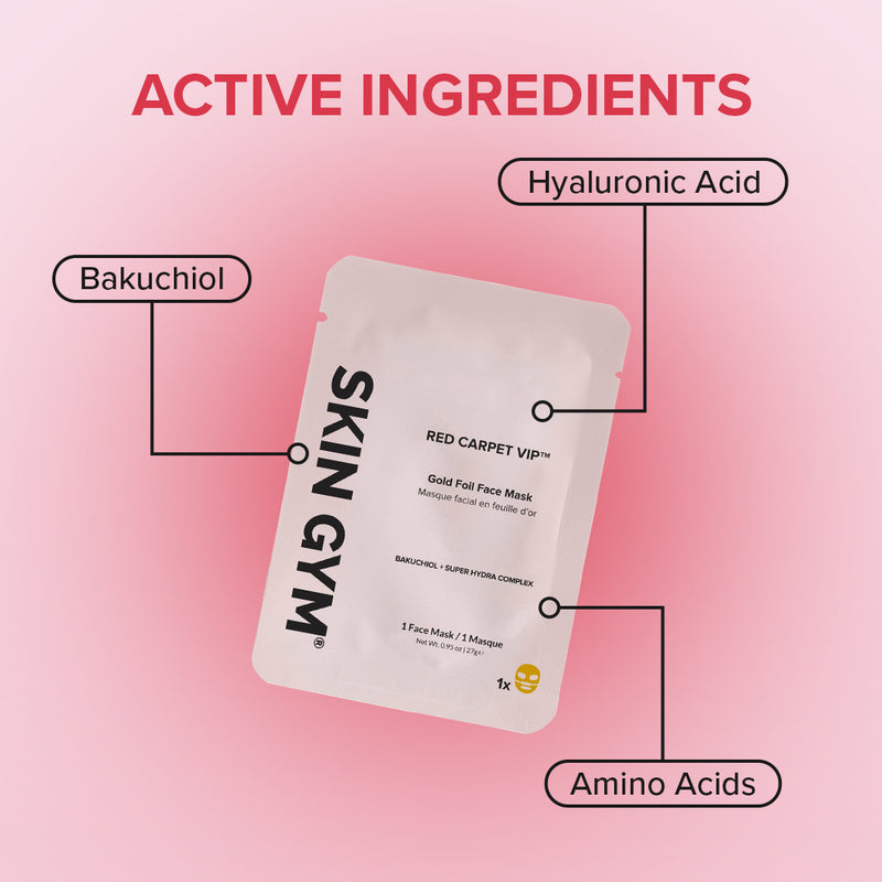 Gold Foil Face Mask - Single - Skin Gym
