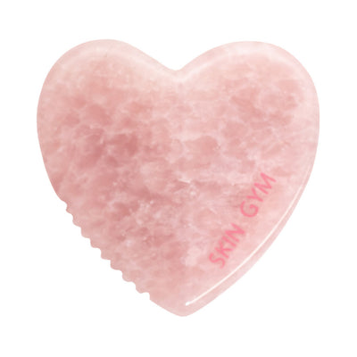 Rose Quartz Lovey Gua Sha - Skin Gym