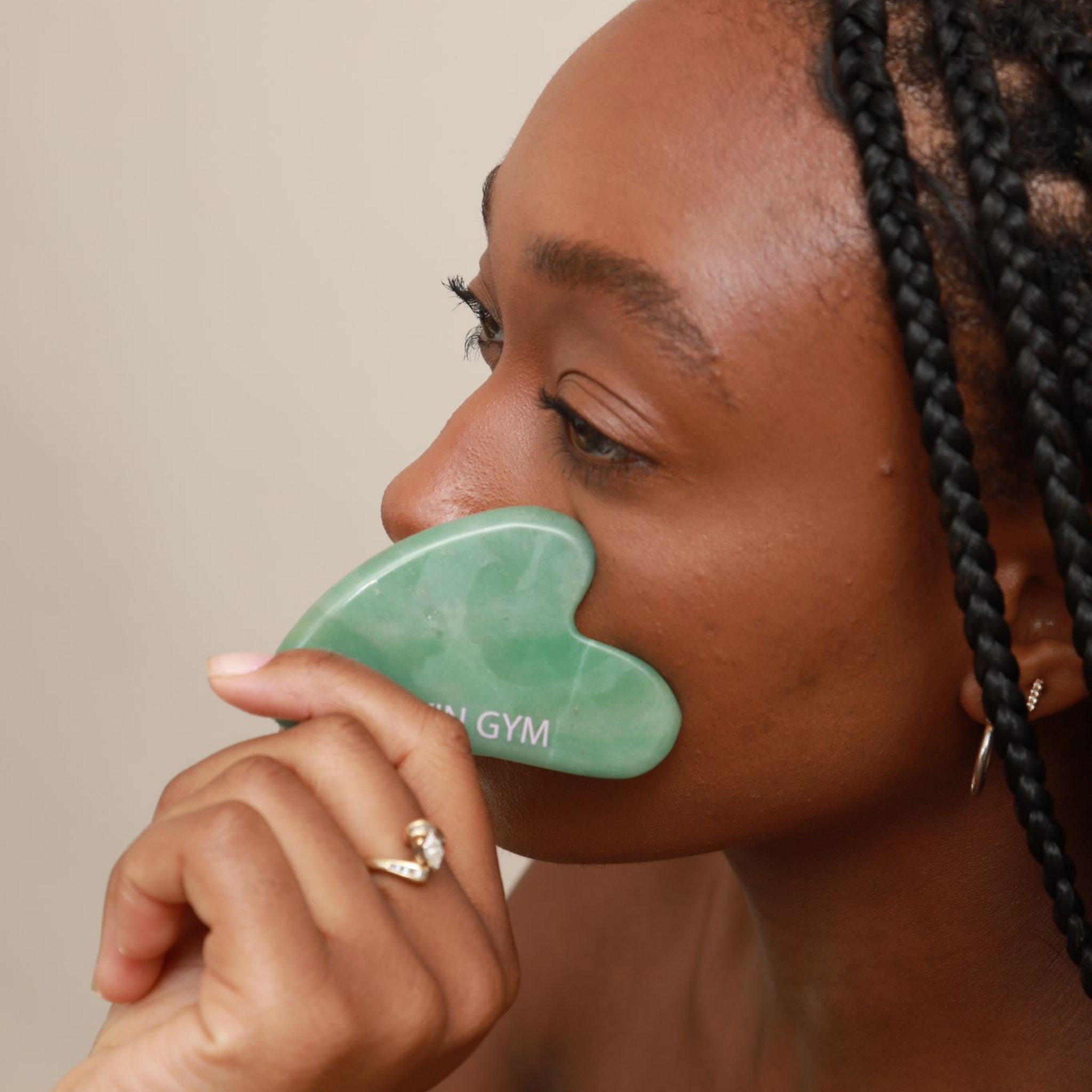 Jade Sculpty Heart Gua Sha Tool Preview