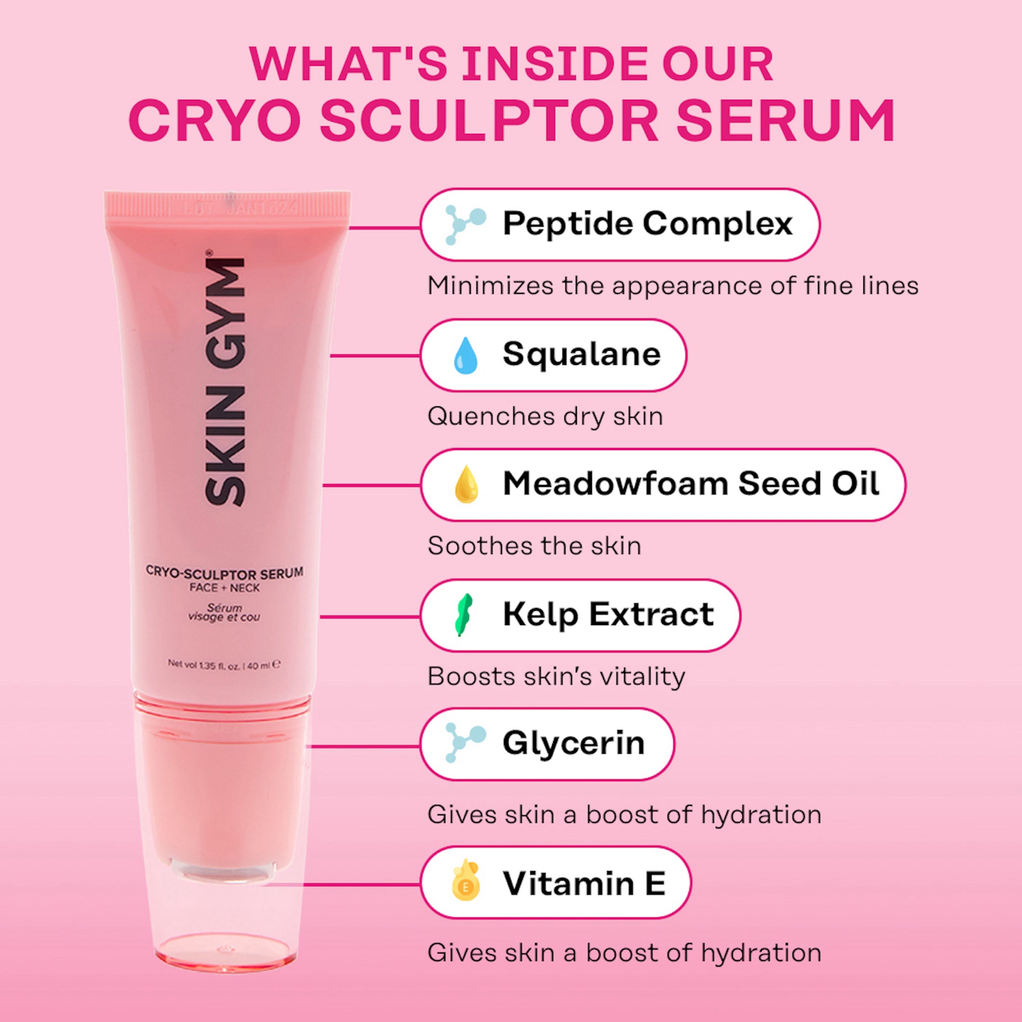 Cryo-Sculptor Face & Neck Serum - Skin Gym