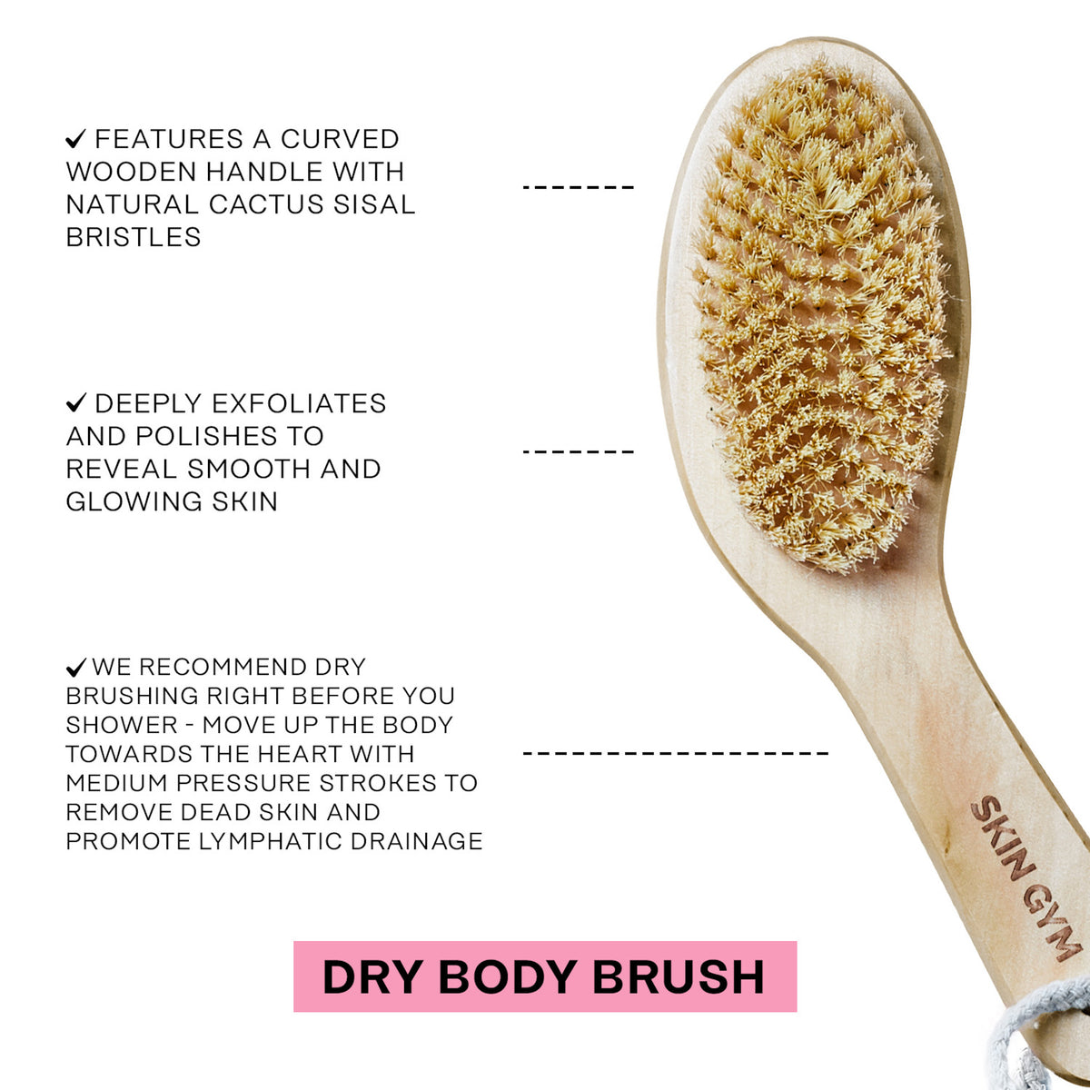 Skin Gym Dry Body Brush - Skin Gym
