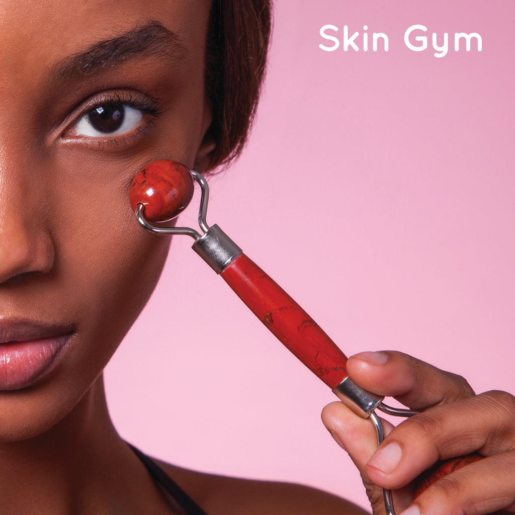 Red Jasper Facial Massage Roller | Skin Gym Red Jasper Facial Massage Roller | Skin Gym