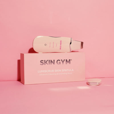 Ultrasonic Lumiscrub Facial Pro Skin Spatula - Skin Gym