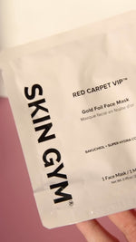 Gold Foil Face Mask 3pack
