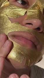 Gold Foil Face Mask - 3 Pack